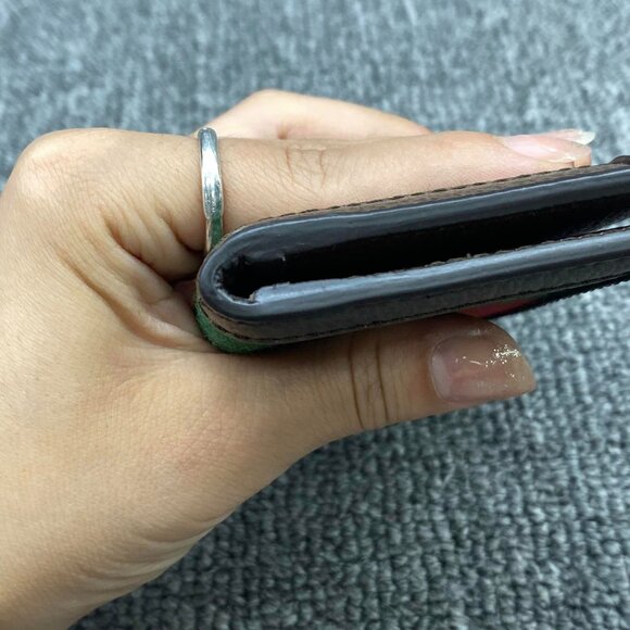 100% Authentic Gucci Leather Card Holder - Picture 6 of 12
